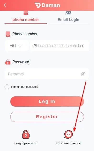 Tap customer service